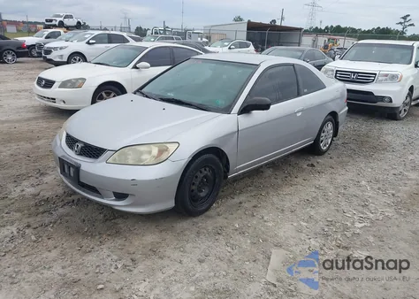 2004 Honda Civic Lx из США, поврежденный, VIN 1HGEM22584L011199